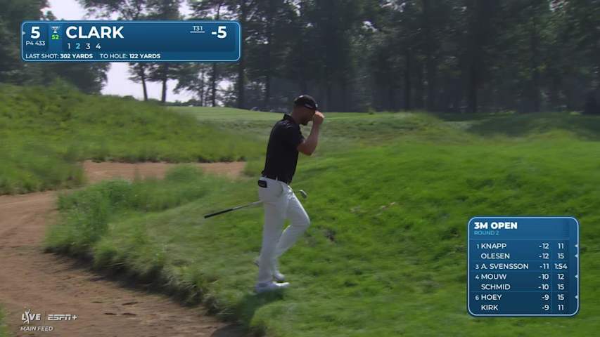 Wyndham Clark makes birdie on No. 5 at 3M Open