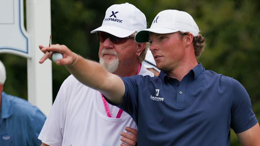 Frankie Capan's unique bond with veteran caddie Damon Green