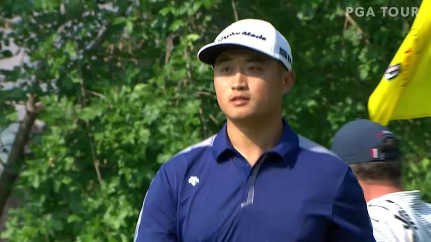 Bobby Bai makes birdie on No. 15 in Round 3 at Utah