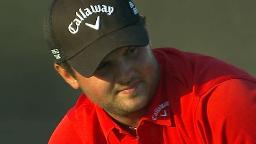 Patrick Reed makes another great par save on No. 17 at Cadillac