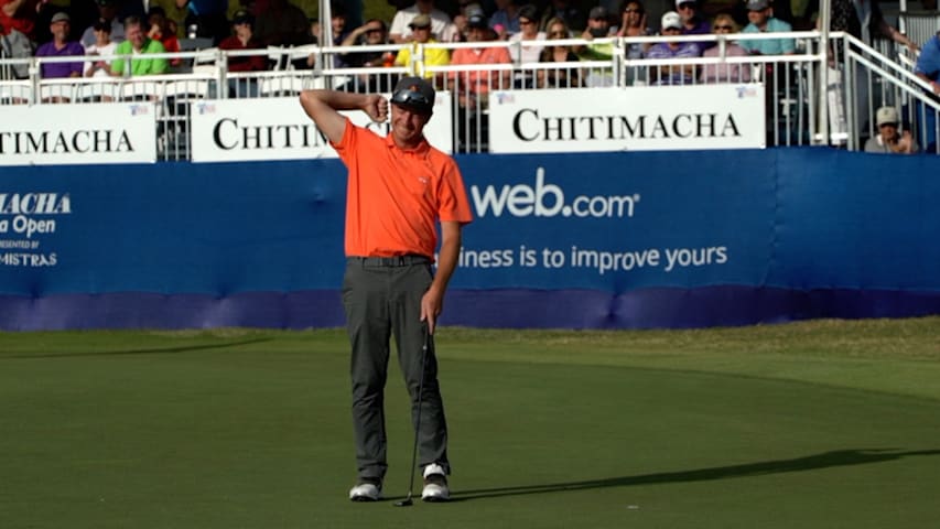 Vince Covello's emotional words after winning Chitimacha Louisiana Open
