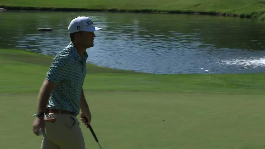 Andrew Kozan makes birdie on No. 6 at Utah Championship