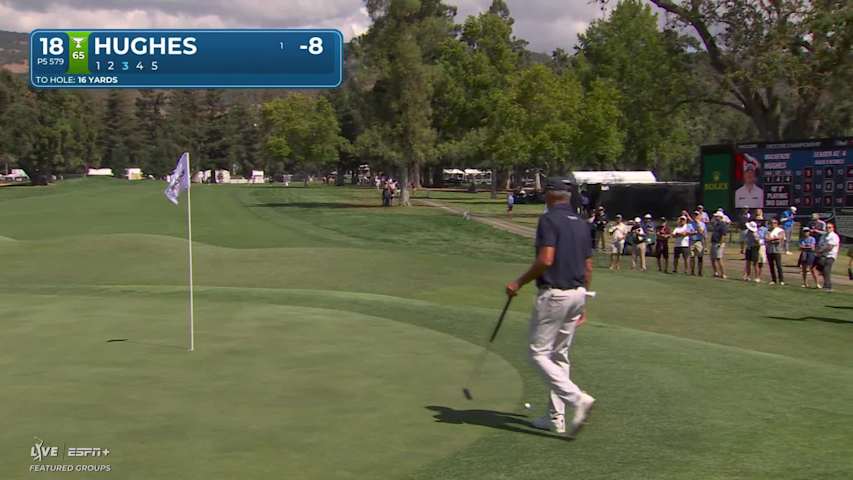 Mackenzie Hughes closes with birdie to shoot 63 at Procore