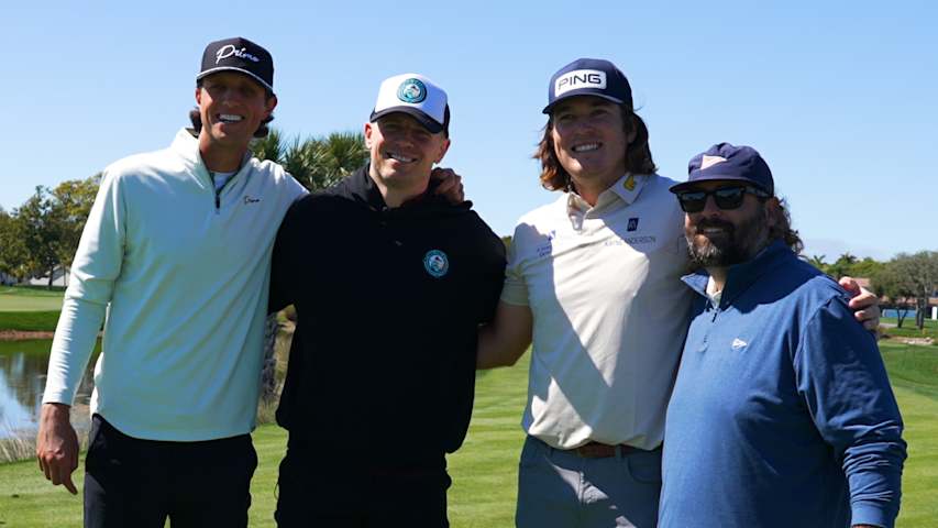 Grant Horvat, Fat Perez, The Miz and Neal Shipley take on Cognizant Classic pro-am 
