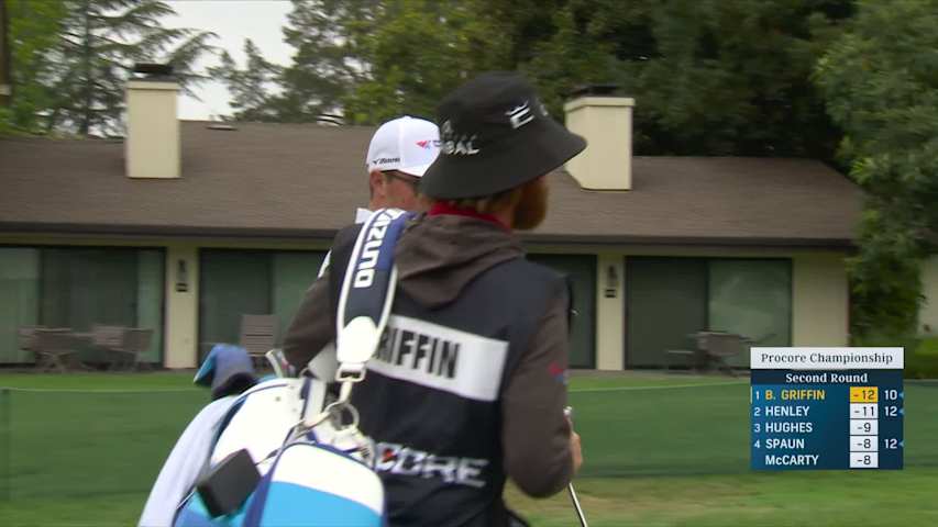 Ben Griffin hits 190-yard tee shot to 9 feet, sets up birdie on No. 2 at Procore