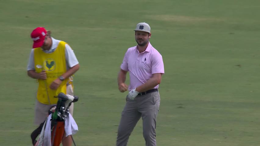 Doc Redman holes out from 127 yards for eagle at Sanderson Farms
