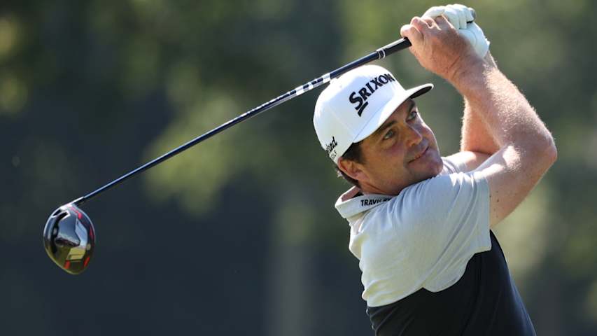 Keegan Bradley cards 7-under 64 to lead at BMW Championship