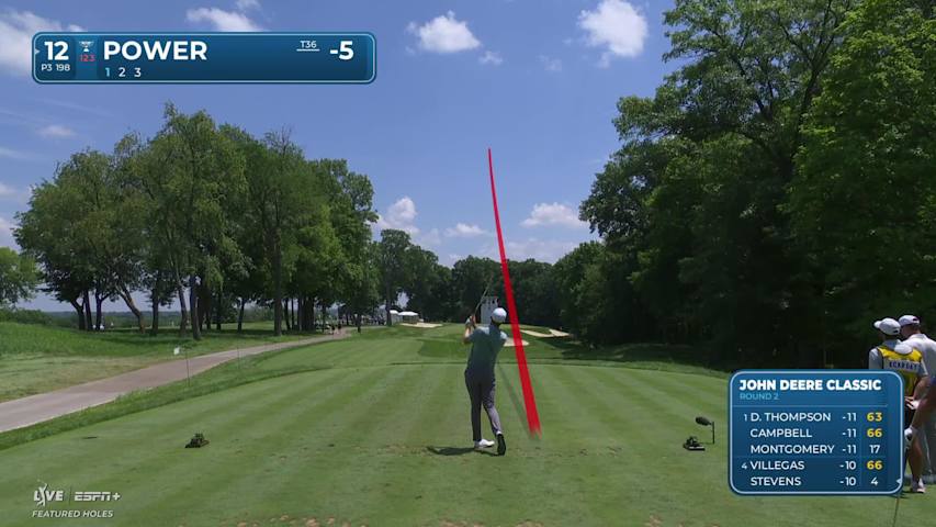 Seamus Power makes birdie on No. 12 at John Deere