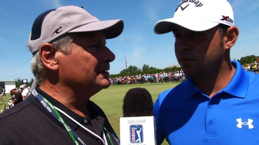 Leader interviews before Round 4 of The Barclays