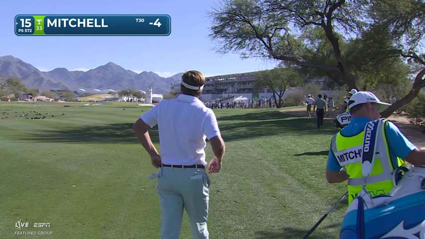 Keith Mitchell's 223-yard approach leaves 68 feet, sets up birdie