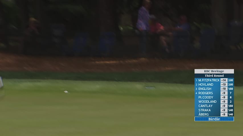 Robert MacIntyre sinks 21-foot birdie putt on No. 1 at RBC Heritage