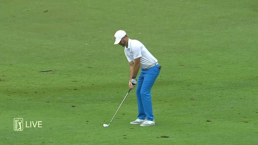 Chris Baker makes birdie on No. 9 in Round 4 at Wyndham