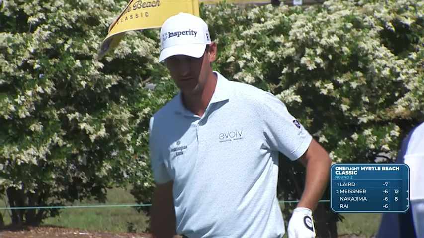 Mac Meissner holes 27-foot shot from rough for eagle on No. 4 at ONEflight Myrtle