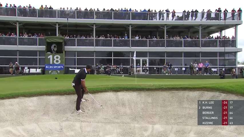 Charl Schwartzel makes up-and-down birdie from bunker at AT&T Byron Nelson