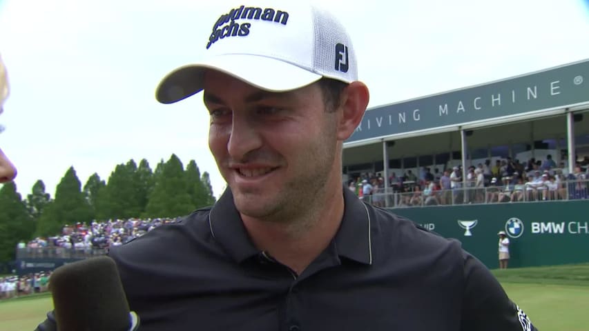 Patrick Cantlay speaks after defending title at BMW Championship