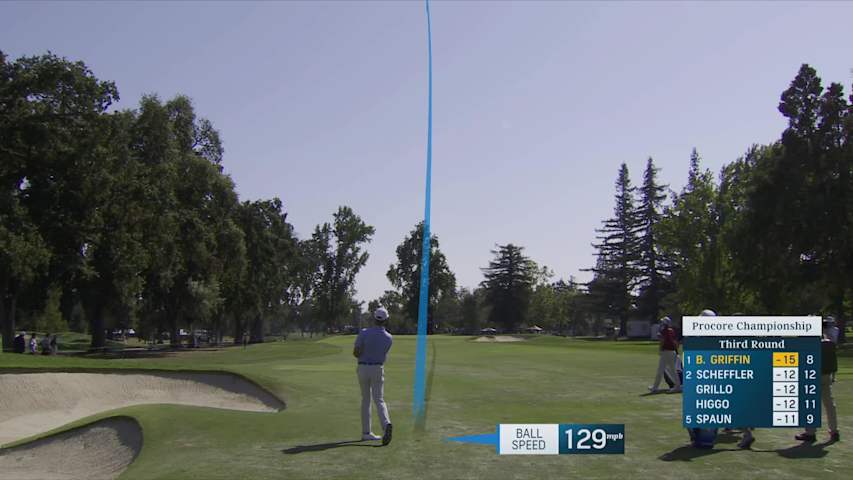 Ben Griffin drains long birdie roll, makes turn up three at Procore