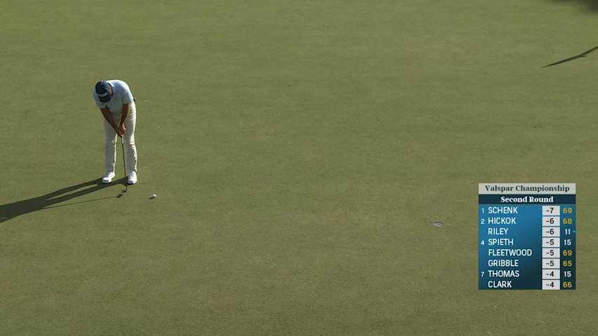 Michael Thompson rolls in 14-foot birdie at Valspar
