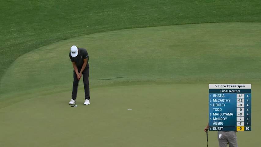 Peter Kuest makes birdie on No. 11 at Valero