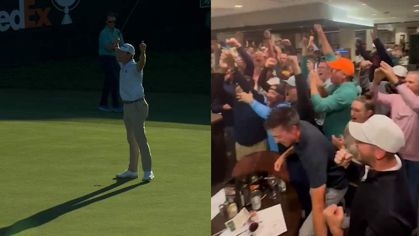 Michael Brennan’s home club reacts to victory at Bank of Utah