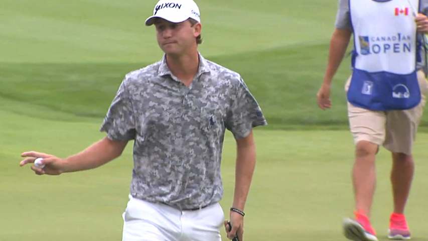 Smylie Kaufman's superb approach leads to eagle at RBC Canadian