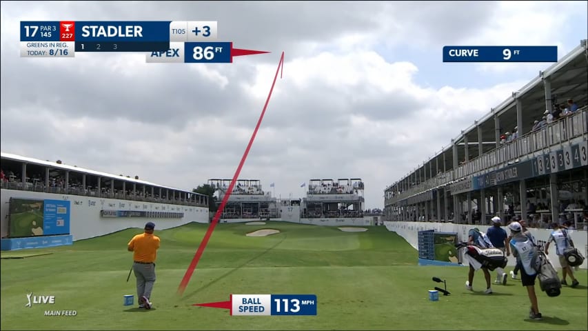 Kevin Stadler uses nice tee shot to set up birdie at AT&T Byron Nelson