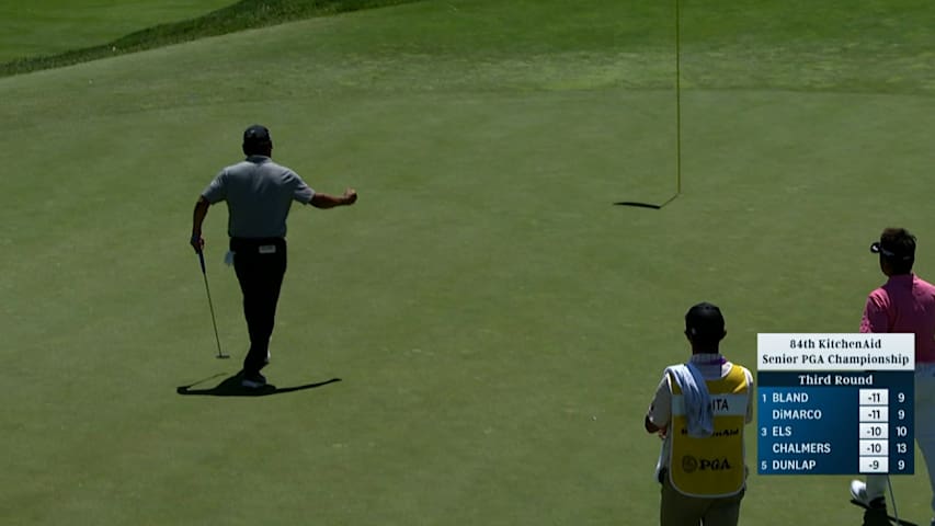 Notah Begay III rolls in lengthy birdie putt at KitchenAid Senior PGA