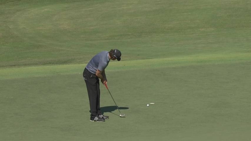 LeBrun birdies No. 17 in Round 2 of the Chiquita Classic