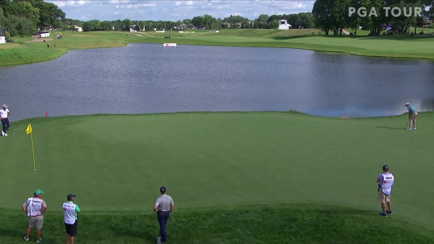 Richy Werenski birdies No. 18 in Round 4 at 3M Open
