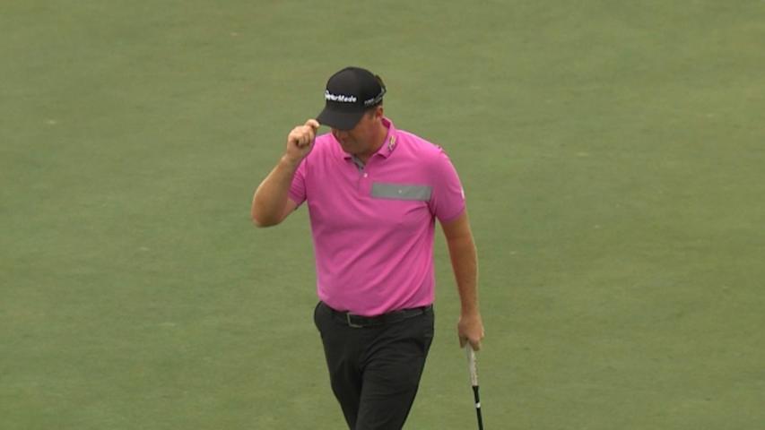 Peter Hanson holes lengthy putt at The Honda Classic