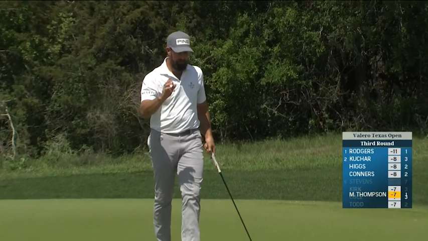 Michael Thompson makes birdie on No. 2 at Valero