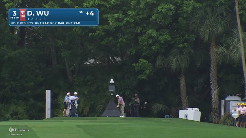 Dylan Wu hits 253-yard approach to 9 feet, sets up eagle on No. 3 at Cognizant Classic