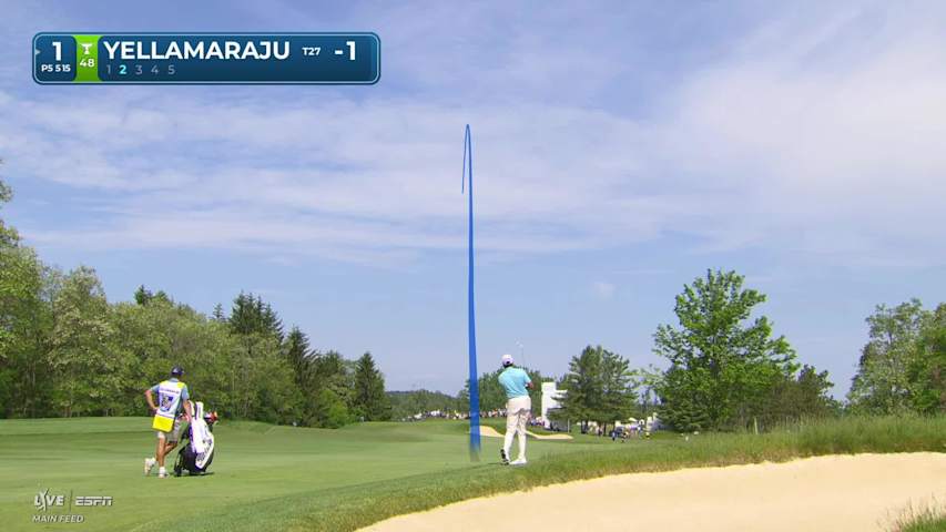 Sudarshan Yellamaraju reaches par-5 No. 1 in two, makes birdie at RBC Canadian