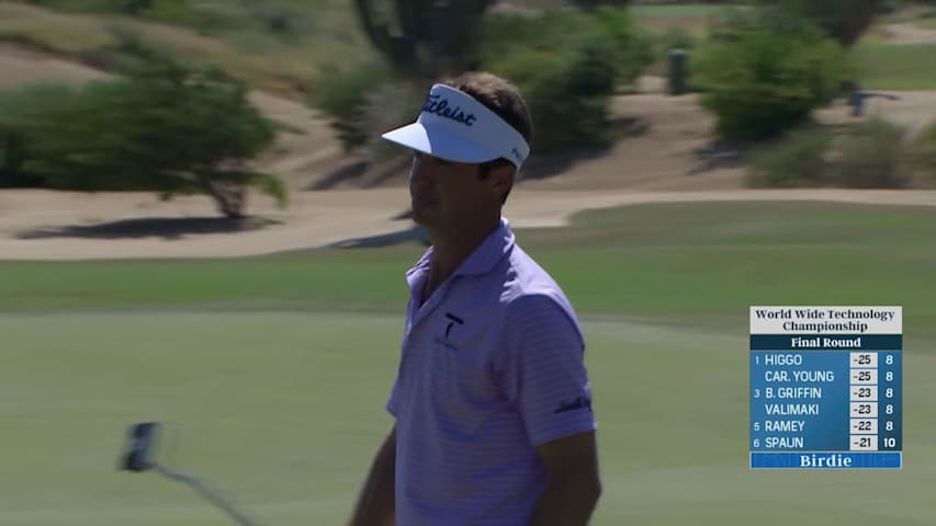 Trevor Cone makes birdie on No. 8 at World Wide Technology