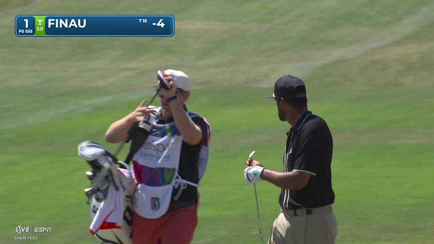 Tony Finau hits 92-yard approach to 4 feet, sets up birdie on No. 1 at Valspar