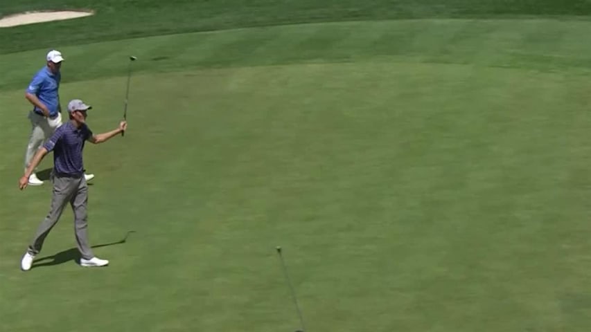 Charlie Danielson drains 22-foot eagle putt at Barracuda Championship