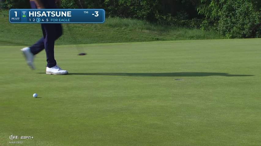 Ryo Hisatsune makes birdie on No. 1 at RBC Canadian