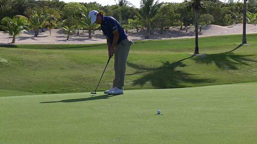 Kensei Hirata rolls in clutch par save at The Bahamas Great Abaco Classic
