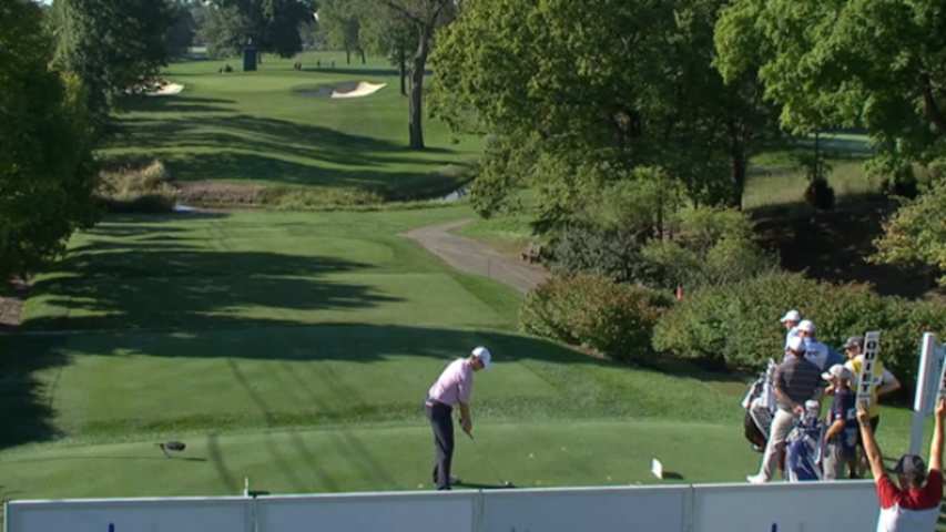 Adam Schenk's gorgeous tee shot at Nationwide Children's