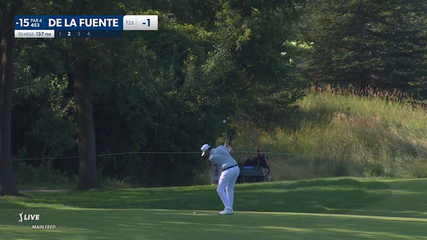Santiago De la Fuente's excellent approach sets up birdie at 3M Open
