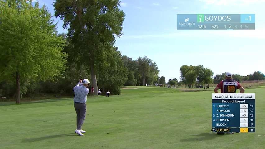 Paul Goydos makes birdie on No. 12 at Sanford International