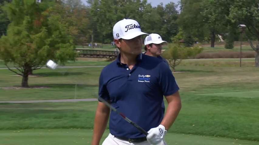 John VanDerLaan makes birdie on No. 8 at Nationwide Children's