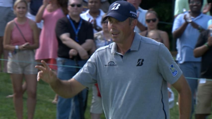 Matt Kuchar digs deep for his big bogey save at the Memorial