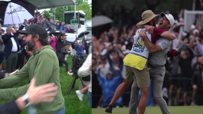 Nick Taylor’s clutch putting sends Canadian fans into frenzy