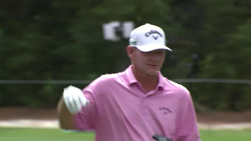 Tommy Gainey makes birdie on No. 12 at Constellation FURYK & FRIENDS