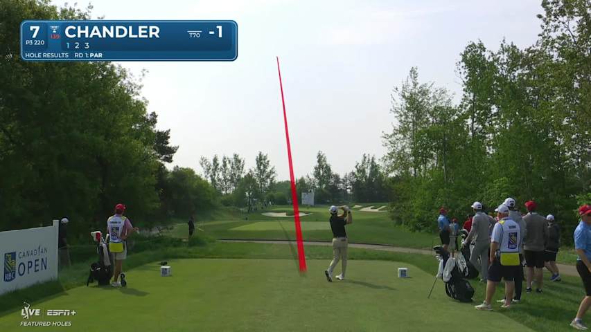 Will Chandler makes birdie on No. 7 at RBC Canadian
