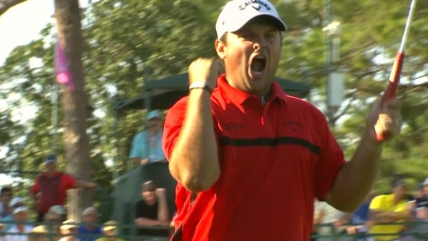 Patrick Reed’s dramatic birdie putt on No. 18 at Valspar Championship