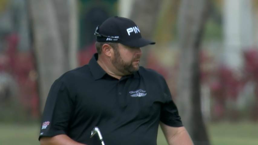 Jason Gore's approach sets up birdie at the Puerto Rico Open