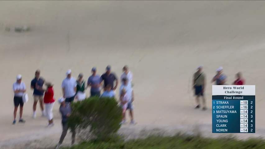 Alex Noren pours in 30-foot birdie putt on No. 3 at Hero World Challenge