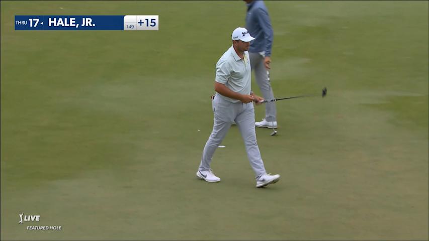 Blaine Hale, Jr. sticks tee shot close to set up birdie at Valspar