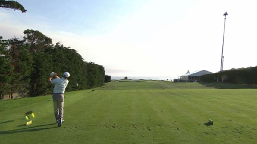 Fred Funk's must-see tee shot at First Tee Open